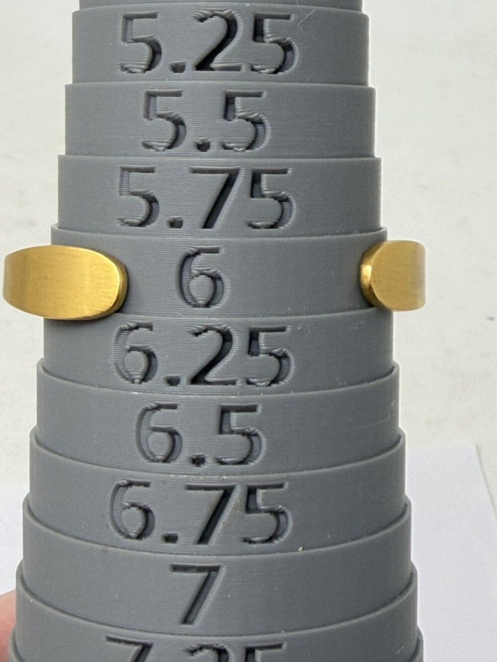 Vintage Spiedel U.S.A. Bracelet sz 6 Gold Tone Brushed Brass Cuff Signed Modern - Picture 8 of 8